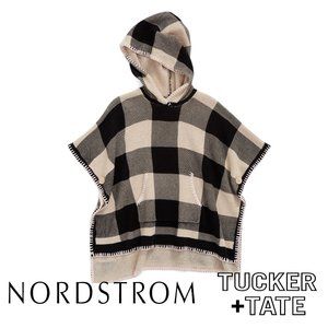NORDSTROM Tucker + Tate Hooded Sweater Poncho 7yr